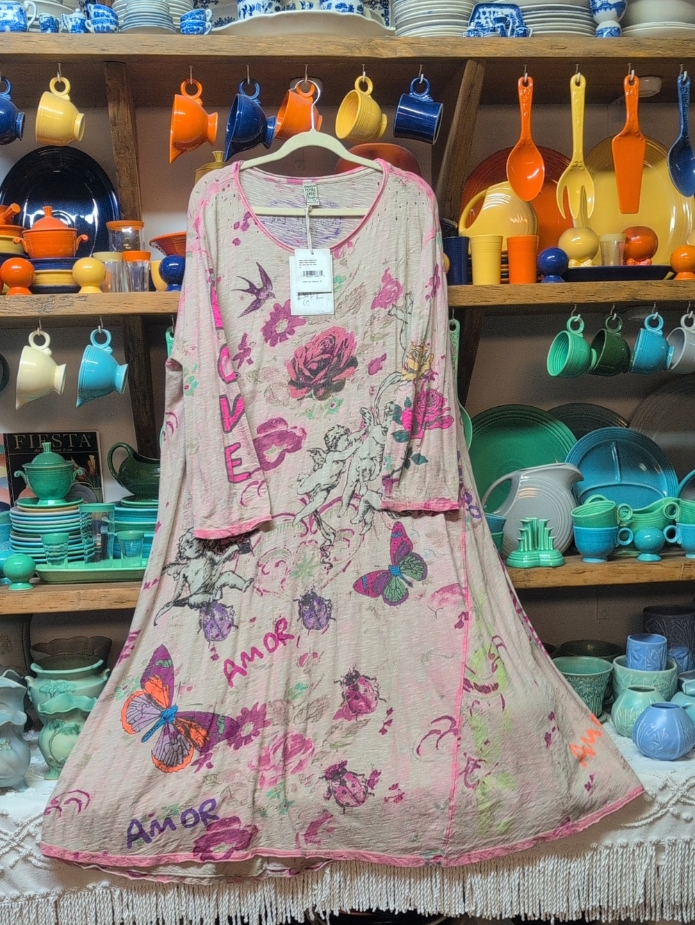"NWTO"Magnolia Pearl Cotton Jersey Cherub Amore Dress